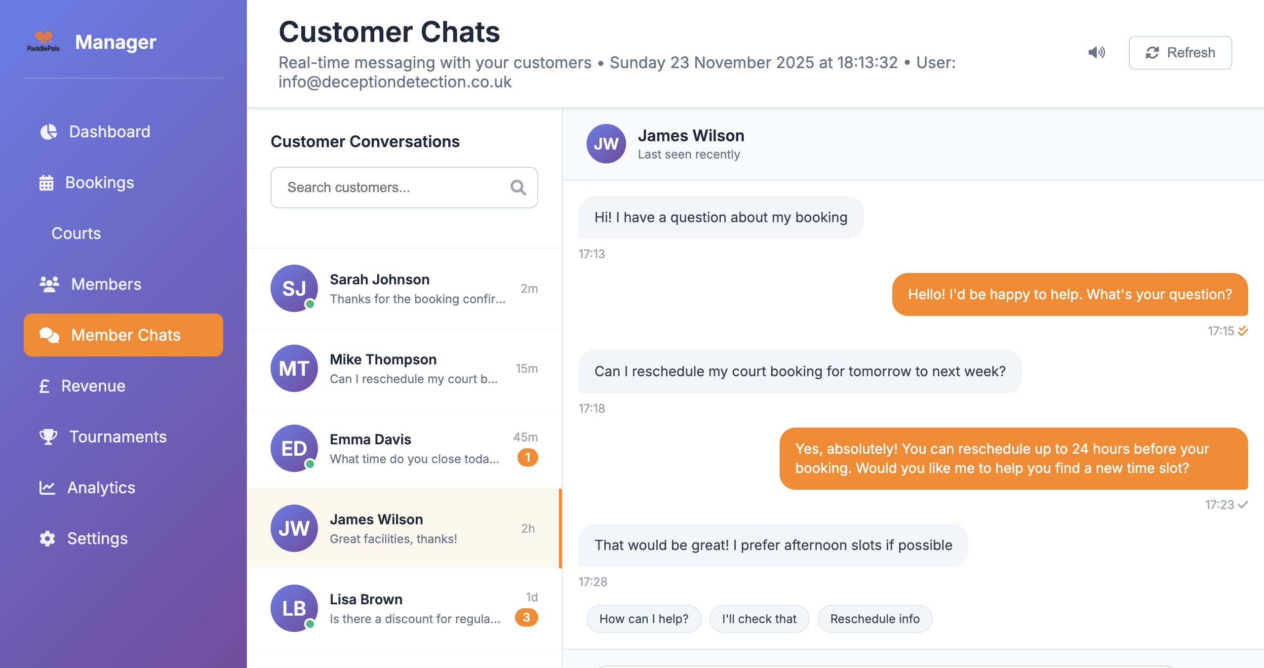 Member Communication System