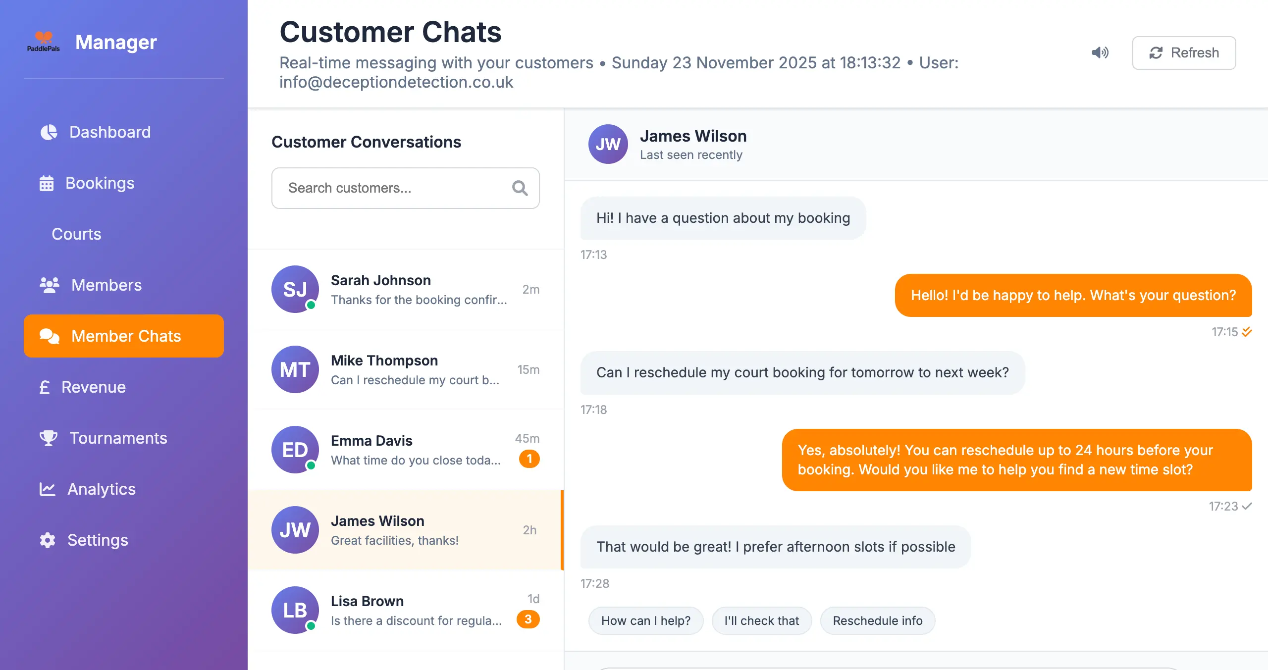 Member Communication System