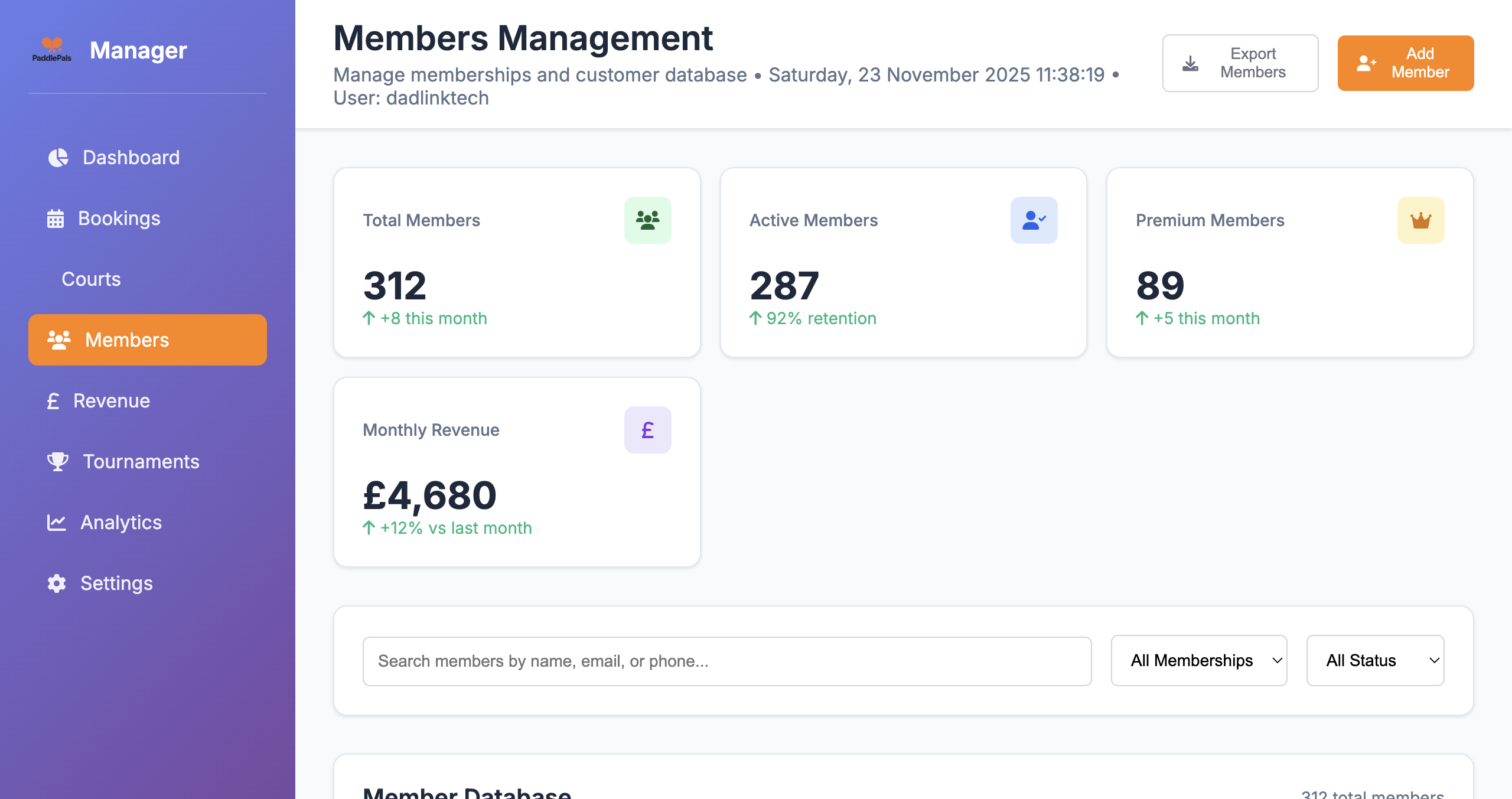 Members List