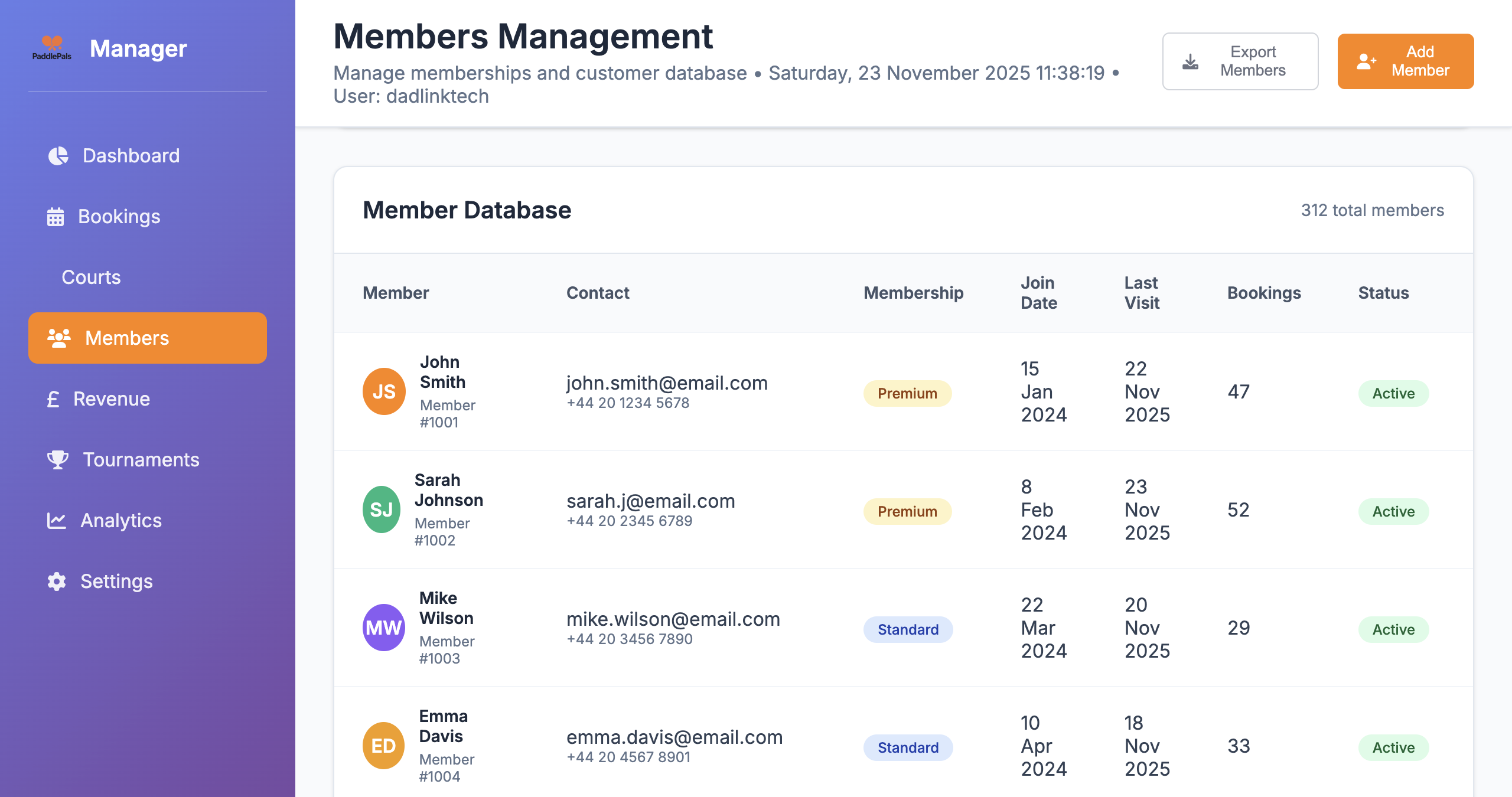 Member Details